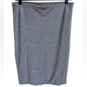 Jersey cotton pencil skirt